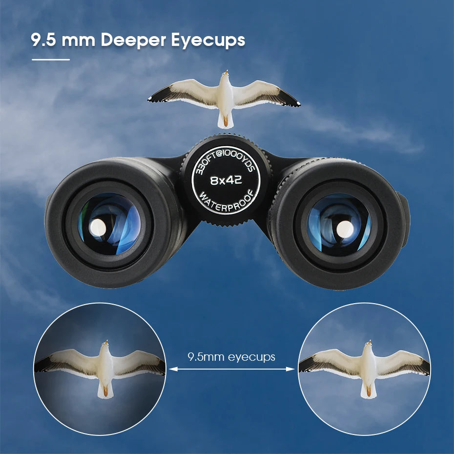 SVBONY Bird Watching Telescope SV47 Powerful Binoculars 8x32/8x42/10x42 Professional IPX7 Waterproof