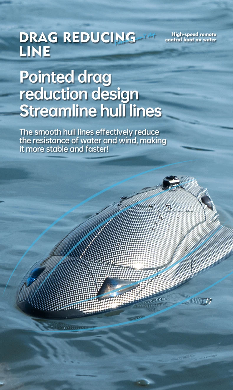 Fy011 RC Boat Electric Speedboat Racing Water Toy 2.4G Boat High-speed Turbojet Remote Control Boat