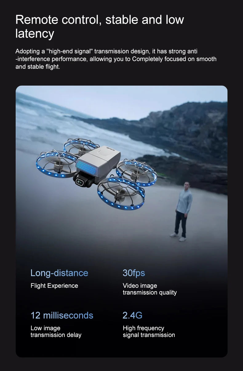 droneS 4k professional 10km  brushless optical flow  dual mirror professional aerial photography
