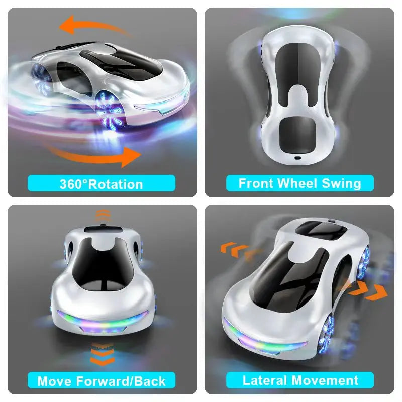 New energy RC Cars Toys for Boys 2.4GHz Remote Control Car with Lights Music & SprayEffects Gesture Sensing
