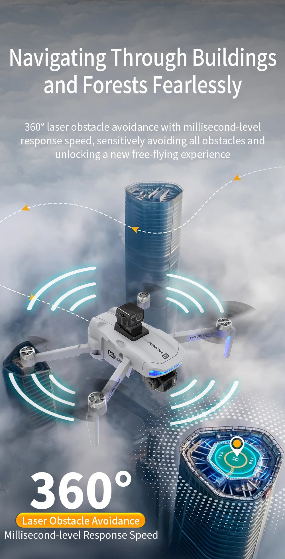X40 PRO GPS Drone 8K HD Camera 3-axis gimbal Aerial Photography 5G WIFI Brushless Avoid Obstacles FPV Fishing Drone