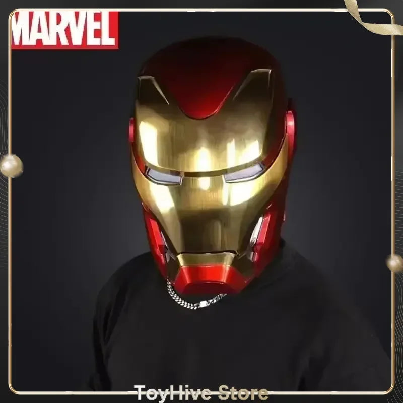 Marvel Iron Man RC Mk50 Wearable Voice-Activated Helmet Collectible Toy Figure
