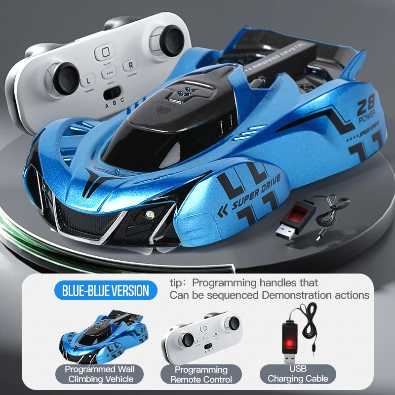 Light-Chasing Wall-Climbing Car, Infrared Sensor Remote Control Car, Wall-Climbing Car, Four-Wheel Drive Car, Toy Racing Car,