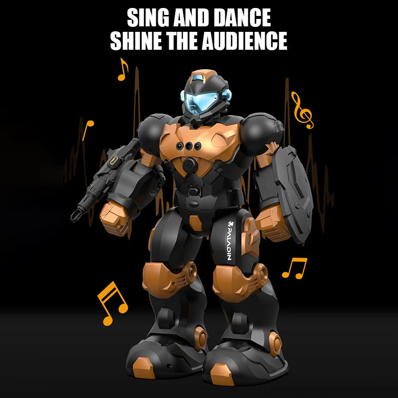 RC Robot Toy Intelligent Programming Voice Controlled Gesture Remote Control LED Smart Dancing Robot Kids Toy