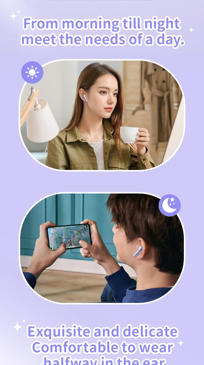 2025 NEW EBL12 Wireless Bluetooth Headset Outdoor Sport Gaming Wireless Headphones Mic Noise Cancelling