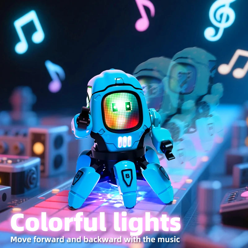 Dance Music 6 Claws Robot Octopus Spider Robots Vehicle Birthday Gift Toys for Children