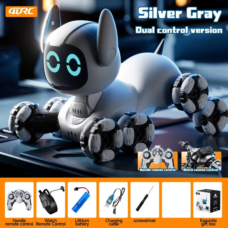Y9 Intelligent Remote Control Robot Dog Electronic Stunt Rc Cars  with Light & LED Eyes Touch-sense Electric Toys for Boys Kids