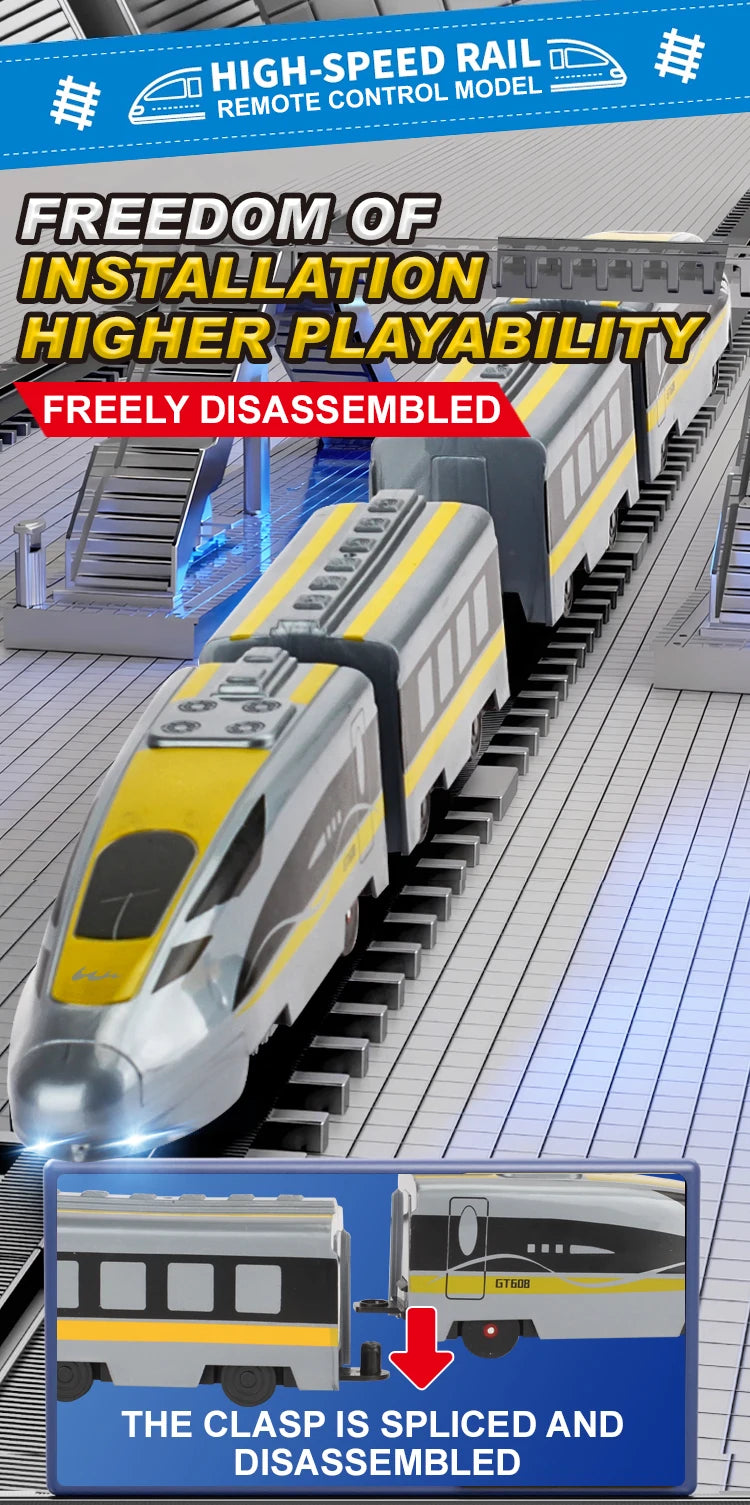 Simplified Operation Model Of High-Speed Train Simulation Remote Control Car Sound And Light