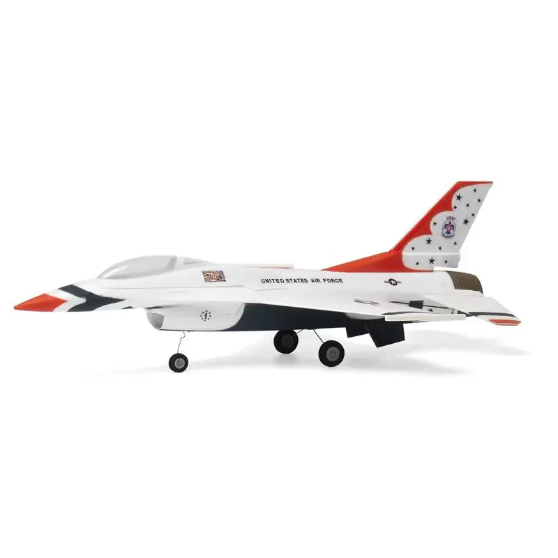 MinimumRC F-16 Micro Jet Simulation 30mm Duct 2S Gyro Self-Stabilizing RC Airplane Remote Control Fixed-Wing Aircraft Model Toy