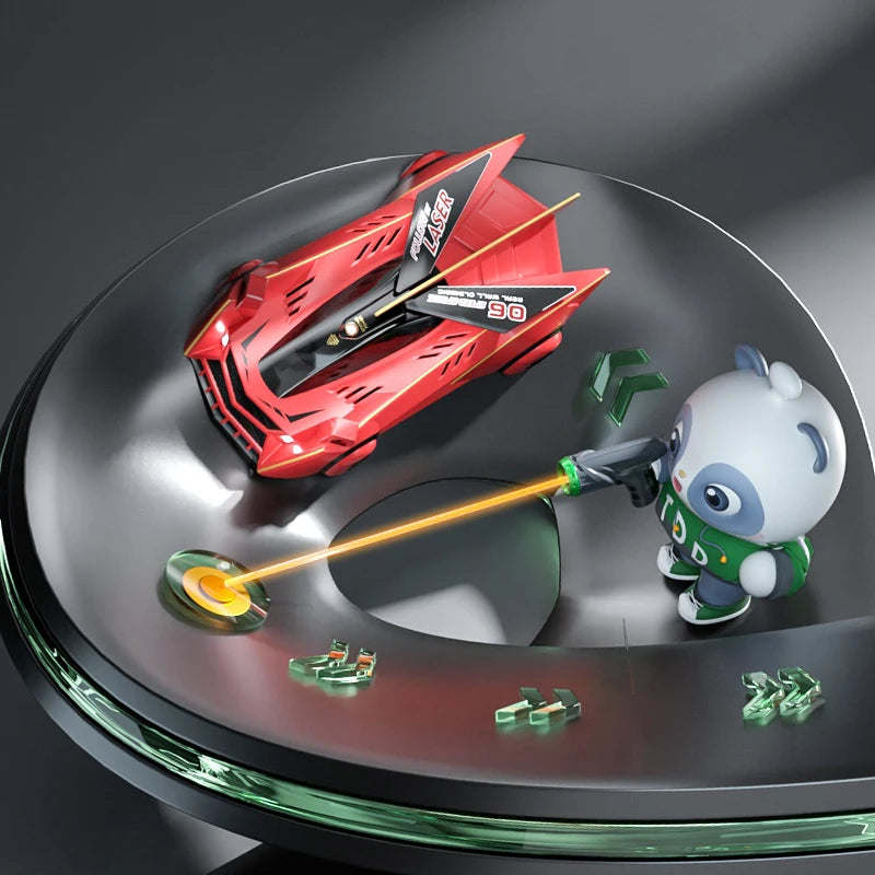 Light-Chasing Wall-Climbing Car, Infrared Sensor Remote Control Car, Wall-Climbing Car, Four-Wheel Drive Car, Toy Racing Car,