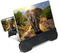 14" Cell Phone Screen Magnifier with Wireless Speaker Foldable Phone Stand with HD Screen Amplifier for Movies,Videos,Gaming