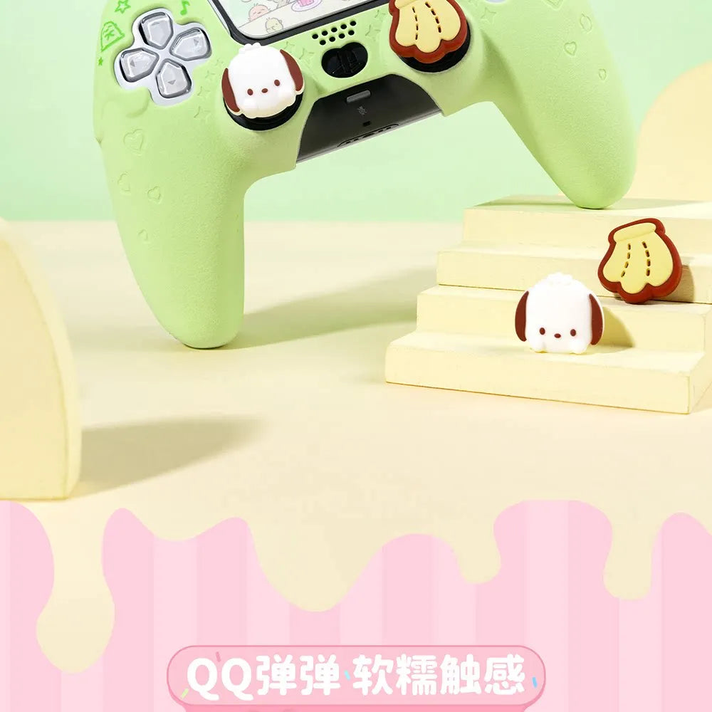 Sanrio Kuromi Ps5 Controller Silicone Cover Anti Slip Protective Case With Cute Thumb Grips Protective Cas For Ps5 Nspro