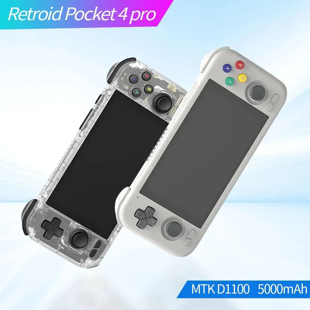 Retroid Pocket 4Pro Handheld Game Console 4.7Inch Touch Screen RAM 8GB WiFi 6.0 Bluetooth 5.2 5000mAh