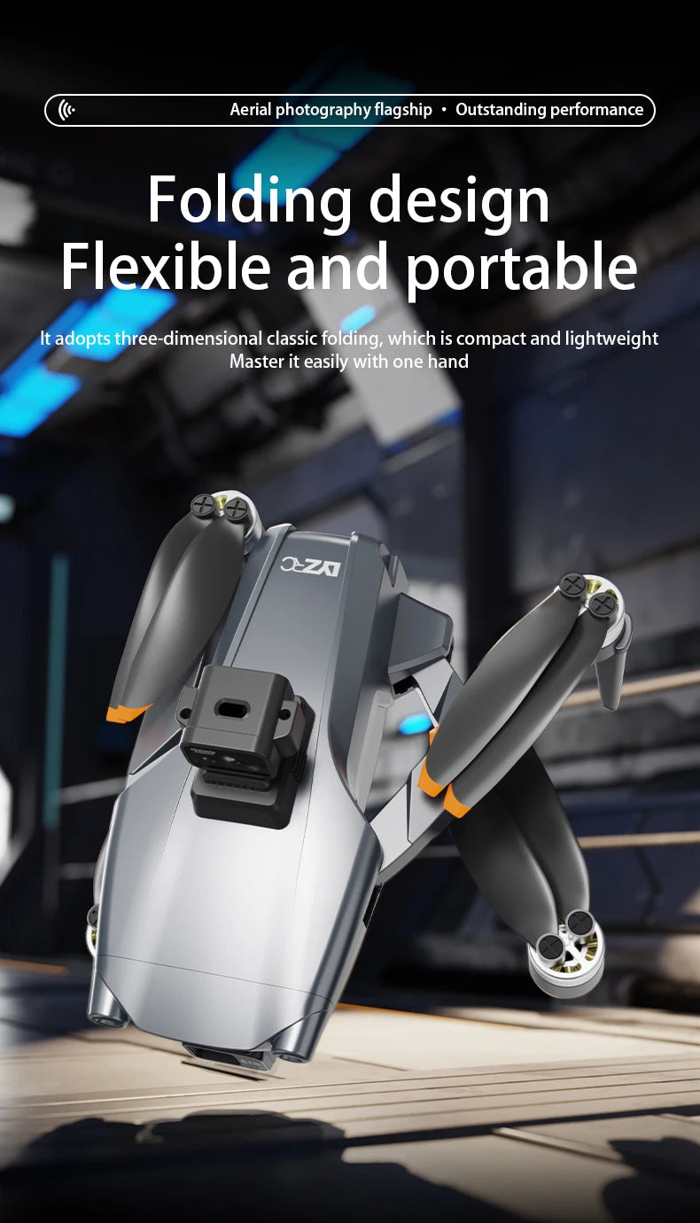 New L600 Pro Max Professional Drone With 8K Camera 3-Axis Gimbal WIFI 360° Obstacle Avoidance Large Screen FPV Brushless RC Dron