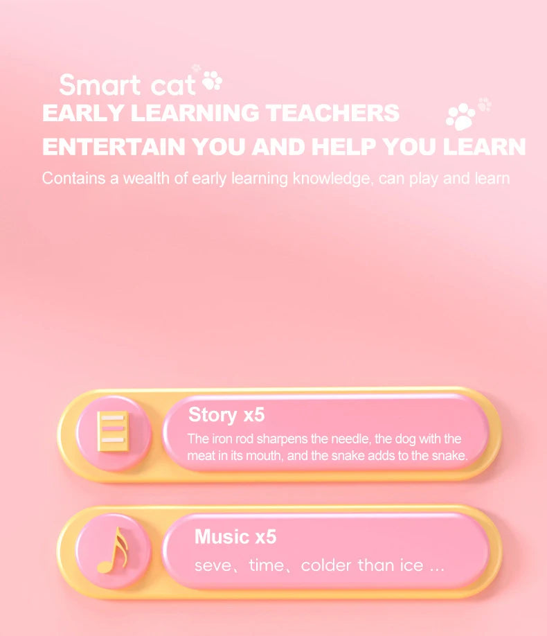 Smart Robot Cat Programmable Intelligent Remote Control Robot Cat Stunt Cat Voice Command Educational Pet