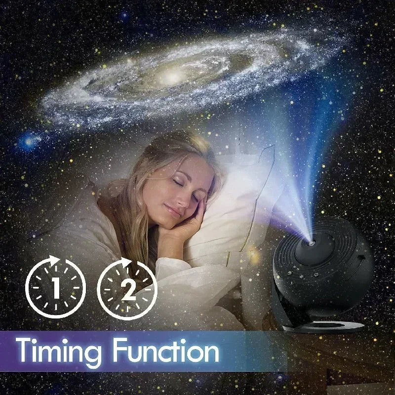 New Star Projector Galaxy Light 13 in 1 Planetarium 360° Rotating Aurora Night Light Lamp for Bedroom Starry Sky
