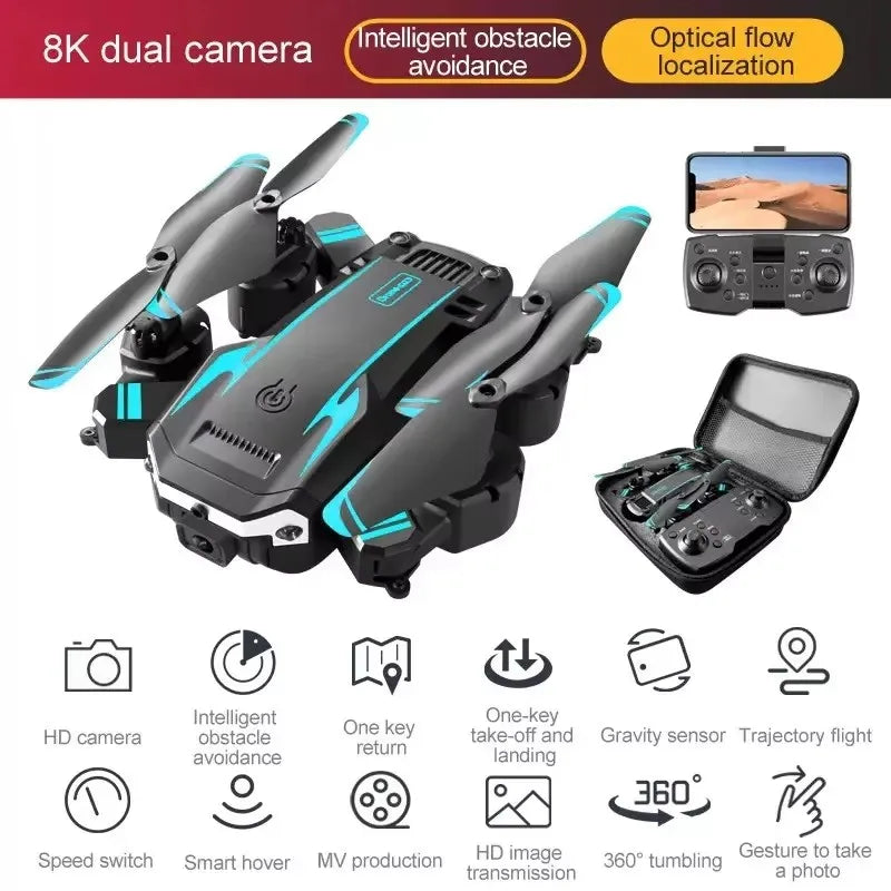 New Hot Sell S6 Drone Profesional 8k 4K HD Camera Optical Flow 5G