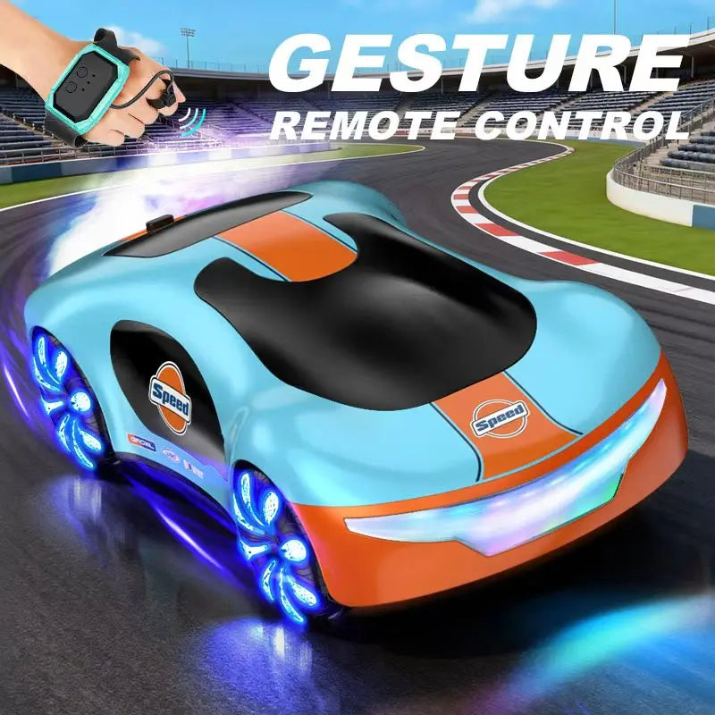 New energy RC Cars Toys for Boys 2.4GHz Remote Control Car with Lights Music & SprayEffects Gesture Sensing