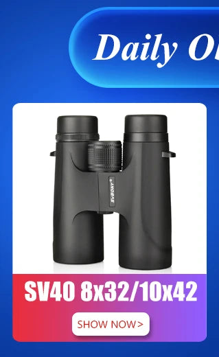 SVBONY Bird Watching Telescope SV47 Powerful Binoculars 8x32/8x42/10x42 Professional IPX7 Waterproof