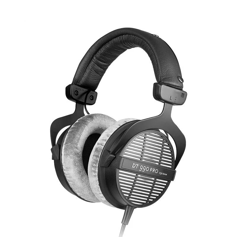 Sanpusen DT 990 PRO Open-Back Studio Monitor Headphones with High-Resolution Audio for Mixing and Mastering