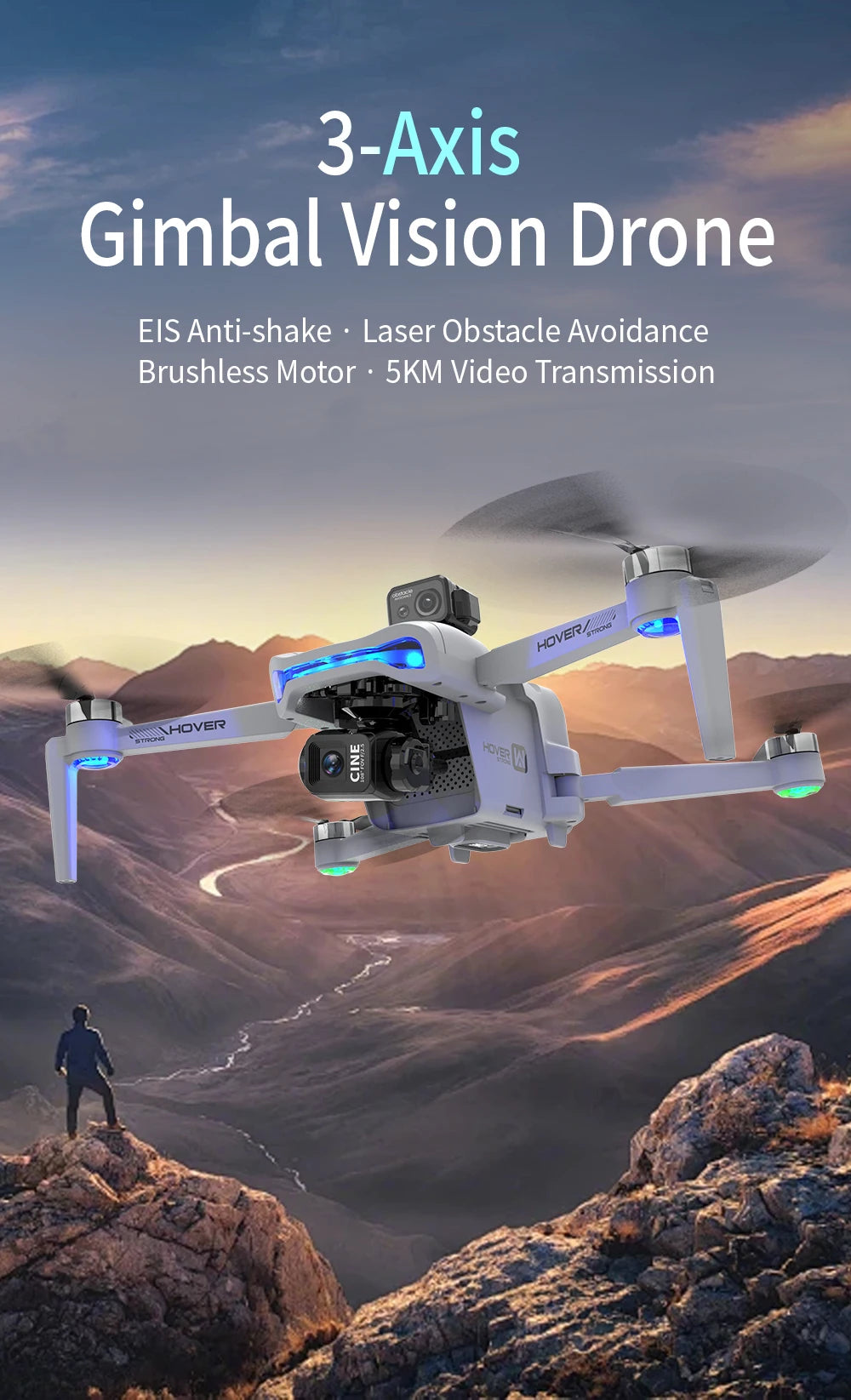 X40 PRO GPS Drone 8K HD Camera 3-axis gimbal Aerial Photography 5G WIFI Brushless Avoid Obstacles FPV Fishing Drone