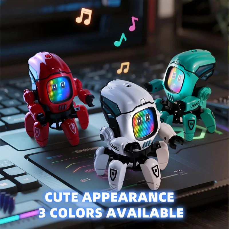 Dance Music 6 Claws Robot Octopus Spider Robots Vehicle Birthday Gift Toys for Children