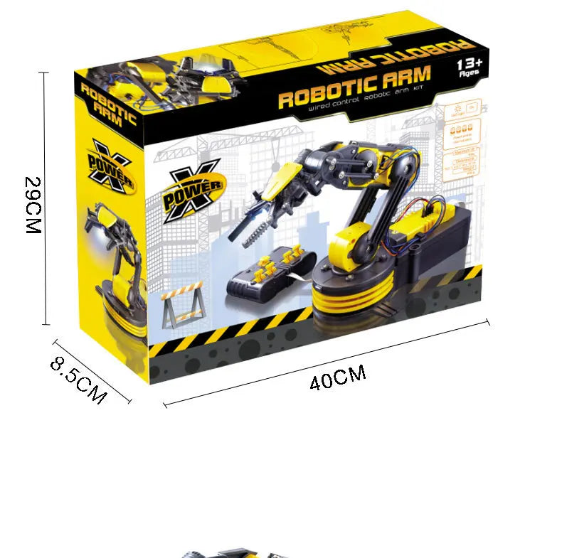 Remote Control Manipulator DIY Electric Scientific Robot Arm Experiment Assembling Children's Educational Toys