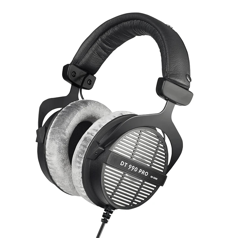 Sanpusen DT 990 PRO Open-Back Studio Monitor Headphones with High-Resolution Audio for Mixing and Mastering