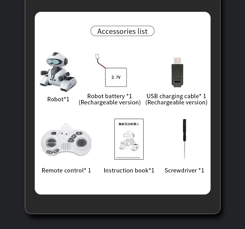 Intelligent Remote Control JJRC R22 Robot Toy Gesture Sensing Music Recording Education Programming Science Popularization Robot