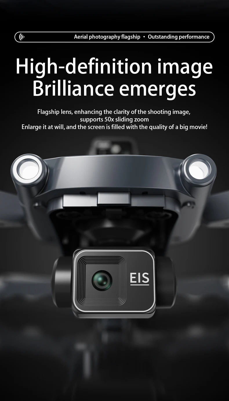 New L600 Pro Max Professional Drone With 8K Camera 3-Axis Gimbal WIFI 360° Obstacle Avoidance Large Screen FPV Brushless RC Dron