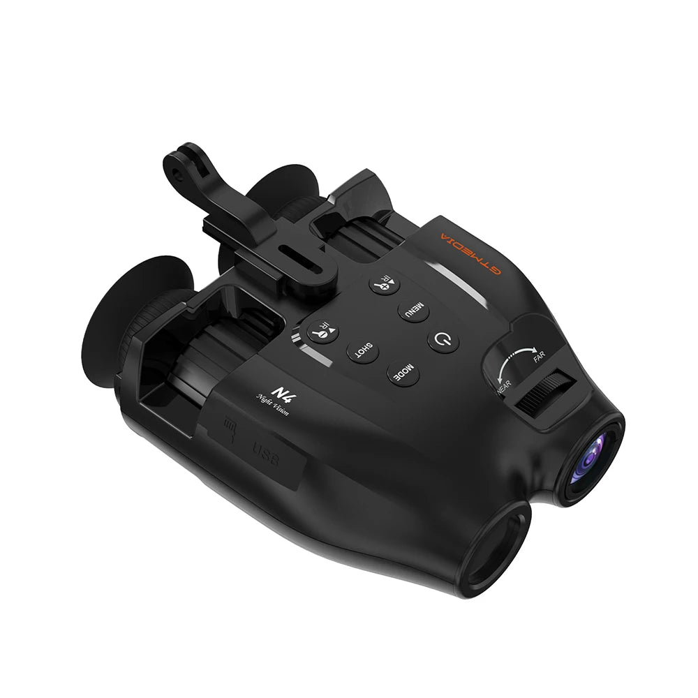 GTGUARD N4 Digital Night Vision Binoculars 1080P Full HD Infrared Hunting Camera 300M 5X Optical For Total Darkness Surveillance