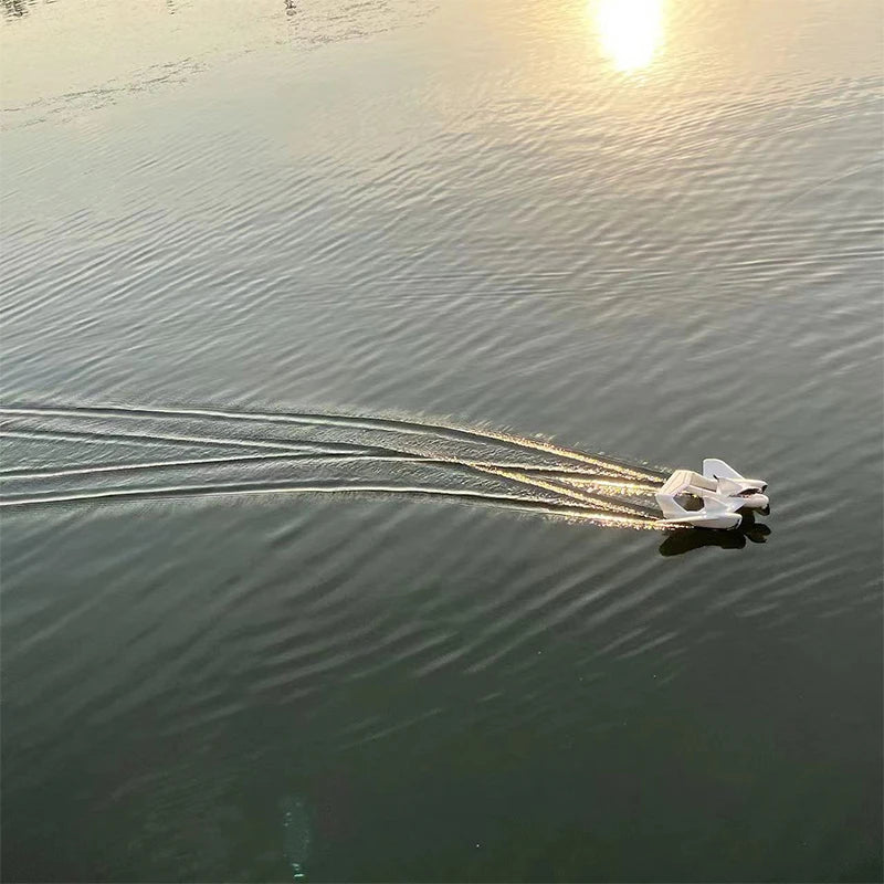 Top 2CH P747 Sea And Air RC Airplane EPP Remote Control Aircraft  With LED Fixed Wing Glider