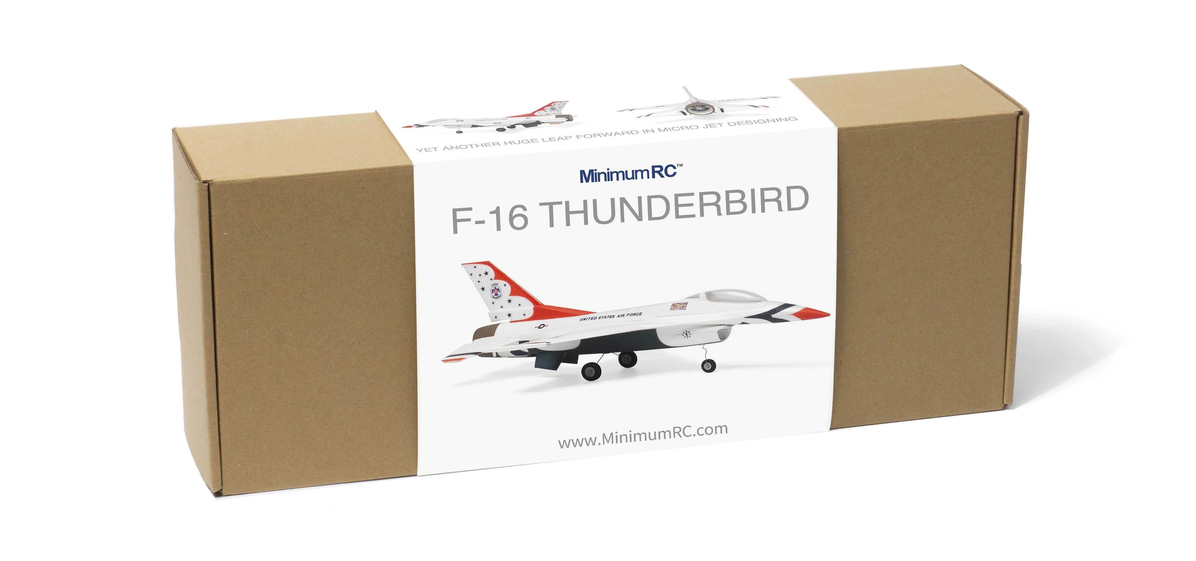 MinimumRC F-16 Micro Jet Simulation 30mm Duct 2S Gyro Self-Stabilizing RC Airplane Remote Control Fixed-Wing Aircraft Model Toy