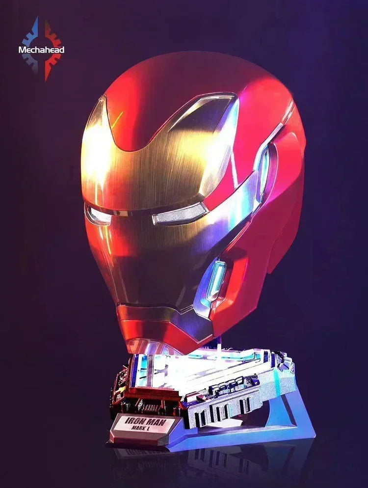 Marvel Iron Man RC Mk50 Wearable Voice-Activated Helmet Collectible Toy Figure