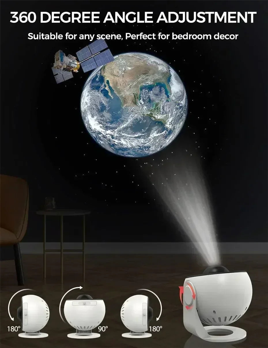 New Star Projector Galaxy Light 13 in 1 Planetarium 360° Rotating Aurora Night Light Lamp for Bedroom Starry Sky