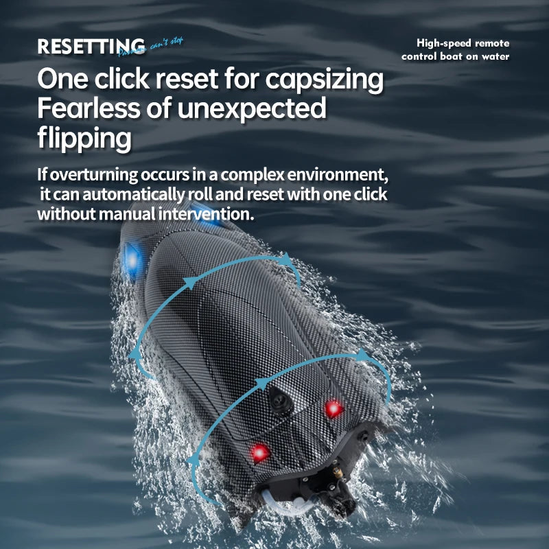 Fy011 RC Boat Electric Speedboat Racing Water Toy 2.4G Boat High-speed Turbojet Remote Control Boat