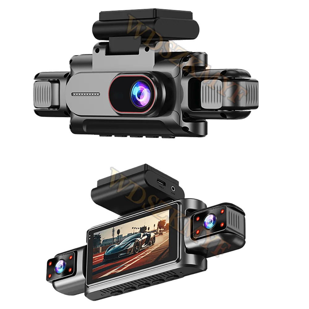 360°Auto Camera 1080P Video Recorder 3/4 Lens WIFI DashCam for Car DVR Black Box Night Vision 24H