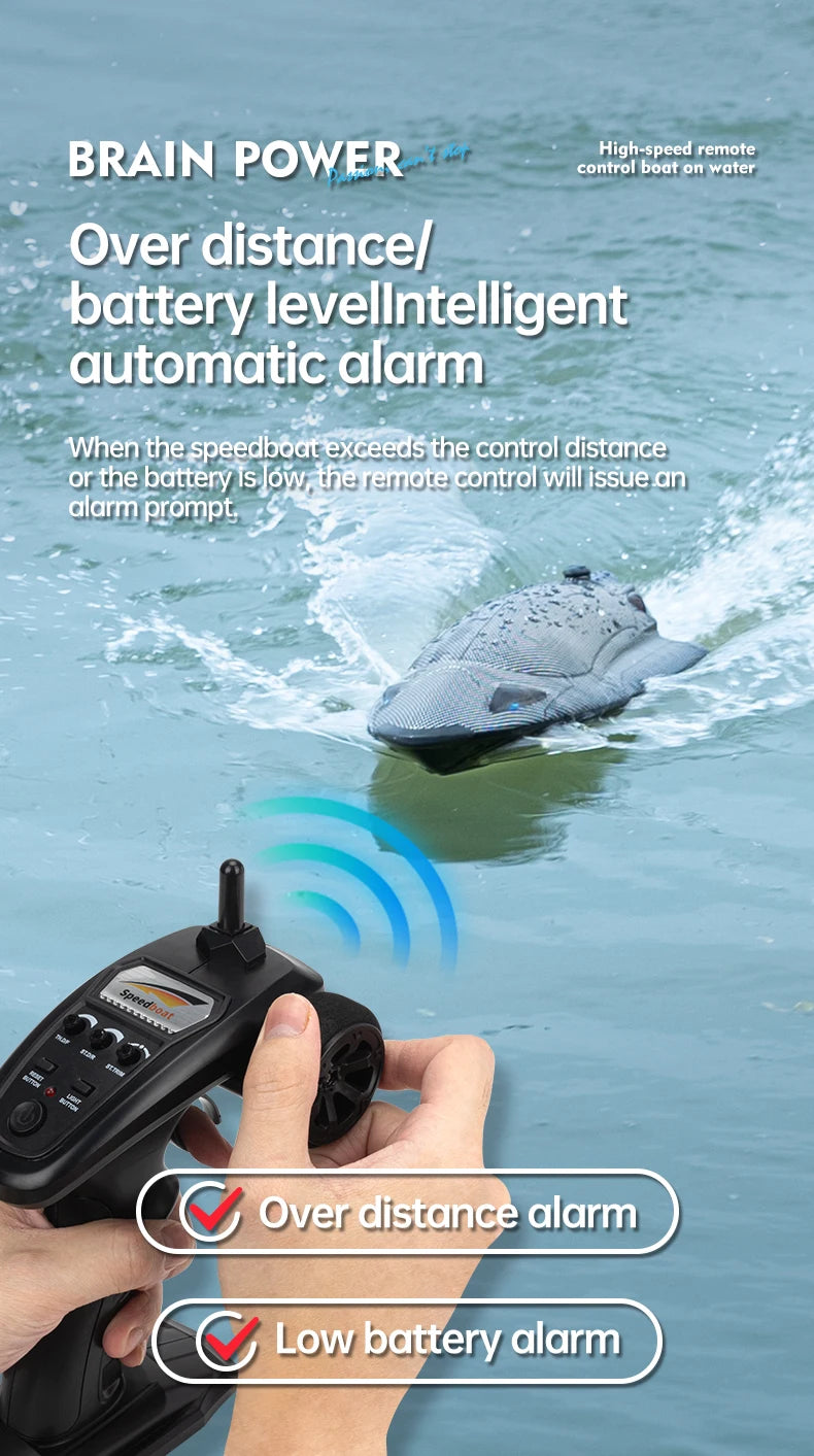 Fy011 RC Boat Electric Speedboat Racing Water Toy 2.4G Boat High-speed Turbojet Remote Control Boat