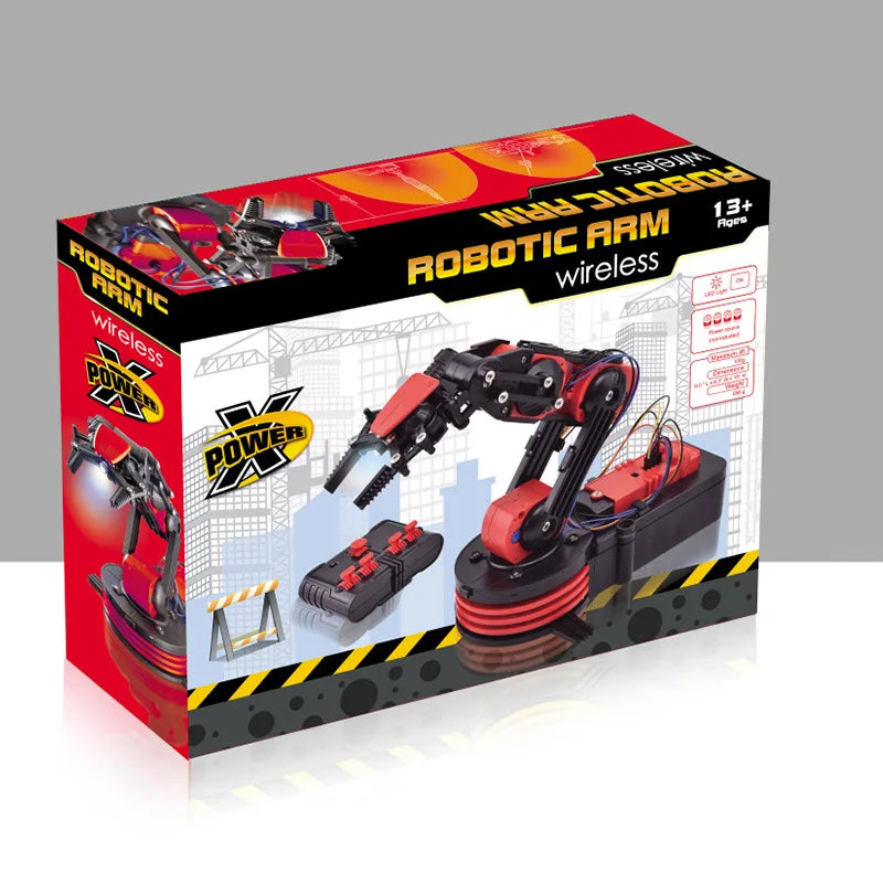 Remote Control Manipulator DIY Electric Scientific Robot Arm Experiment Assembling Children's Educational Toys
