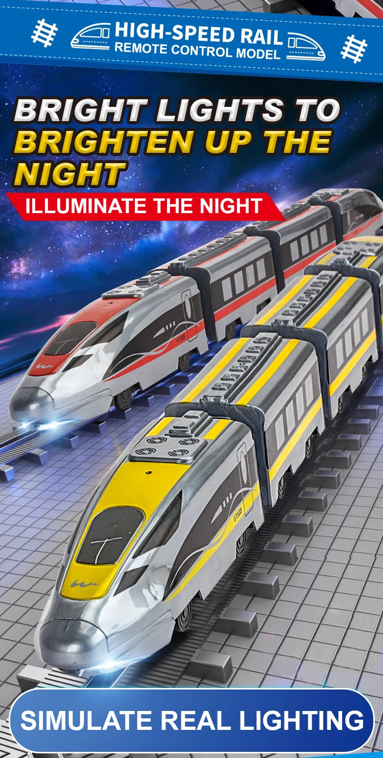 Simplified Operation Model Of High-Speed Train Simulation Remote Control Car Sound And Light