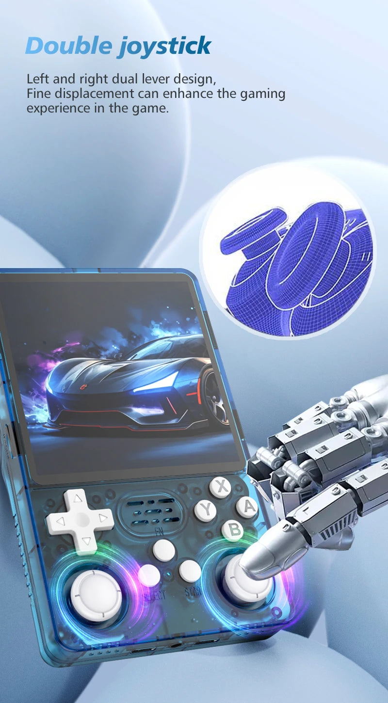 Big Screen Open Source R36Plus Retro Game Console R36S Plus 4.0 inch