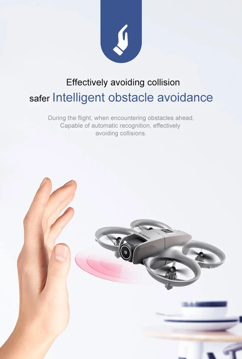 OPPO D16 Drone HD Dual Camera 8K 3 Battery Brushless Motor Optical Flow GPS Positioning Avoidance Drone
