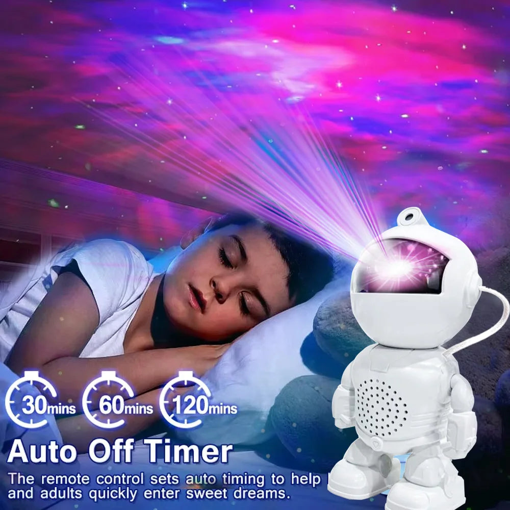 Galaxy Star Astronaut Projector Light Starry Sky Porjectors Lamp Decoration Bedroom Room Nebula LED Night Light