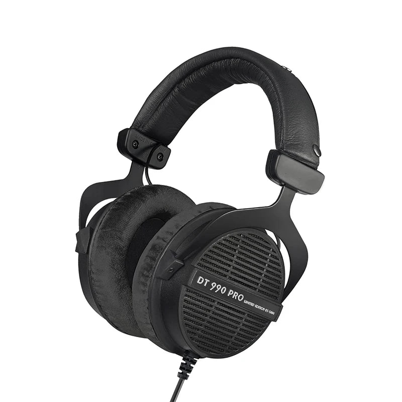 Sanpusen DT 990 PRO Open-Back Studio Monitor Headphones with High-Resolution Audio for Mixing and Mastering