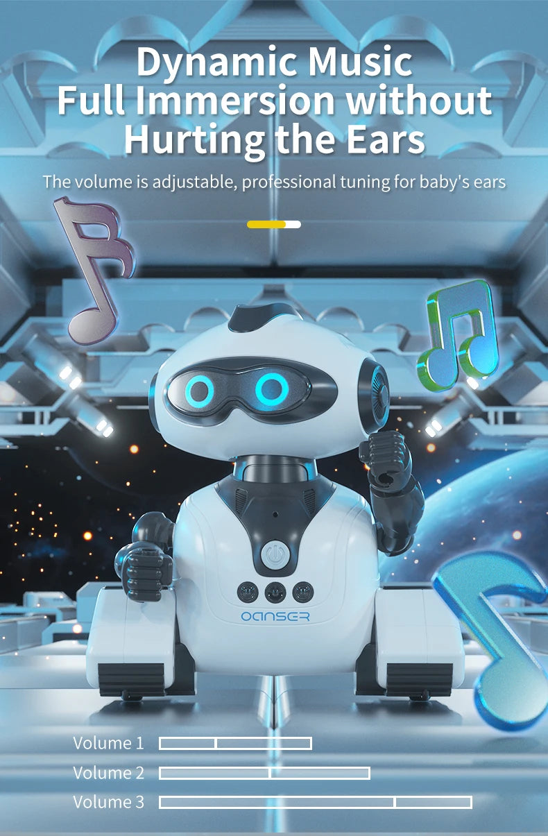 Intelligent Remote Control JJRC R22 Robot Toy Gesture Sensing Music Recording Education Programming Science Popularization Robot