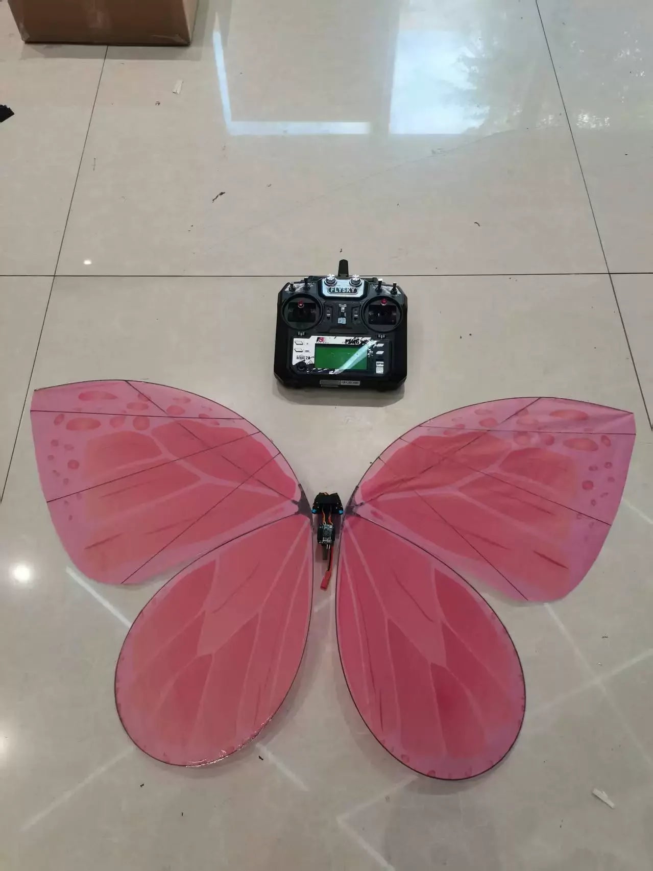 Magical LED RC Butterfly Drone Flying Bionic Insect Toy with Colorful Wings,