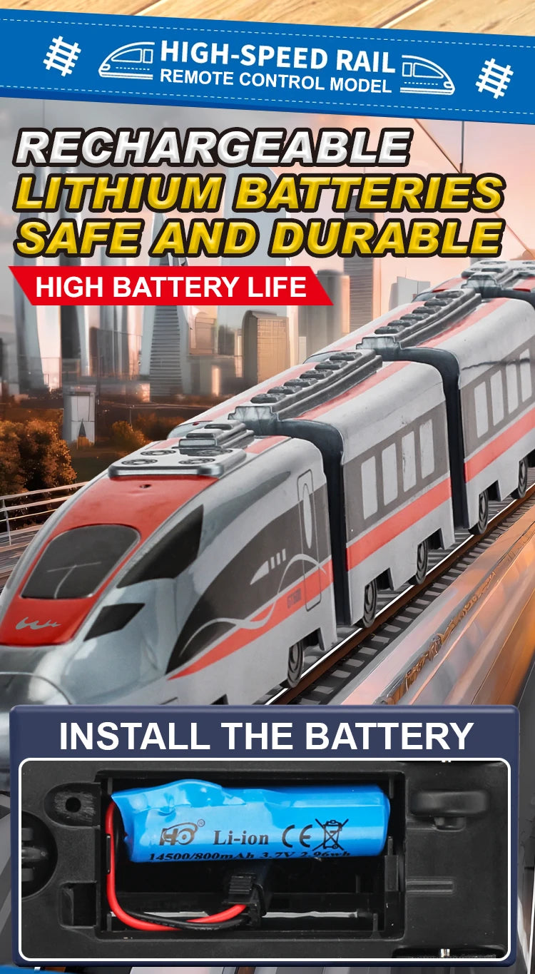 Simplified Operation Model Of High-Speed Train Simulation Remote Control Car Sound And Light