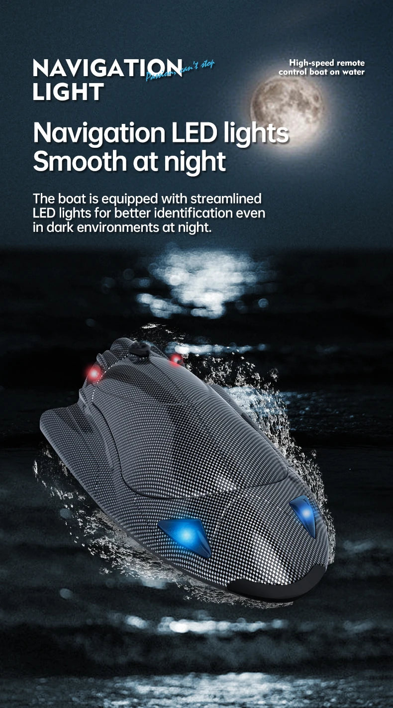 Fy011 RC Boat Electric Speedboat Racing Water Toy 2.4G Boat High-speed Turbojet Remote Control Boat