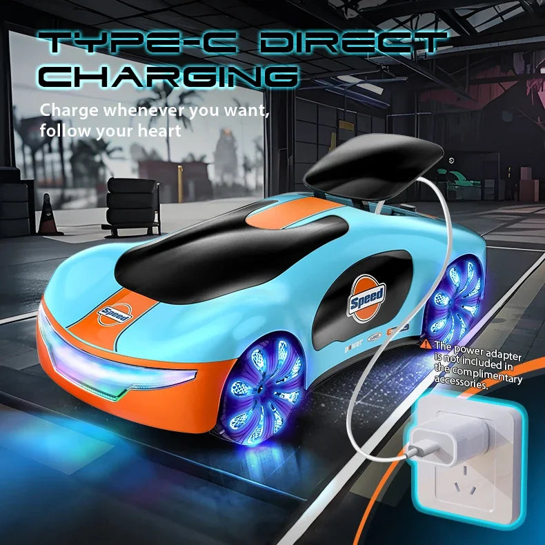 New energy RC Cars Toys for Boys 2.4GHz Remote Control Car with Lights Music & SprayEffects Gesture Sensing