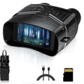 4K Night Vision Binoculars with Rechargeable Battery  32GB TF Card Night Vision Goggles for Photo And Video Saving 3'' Display